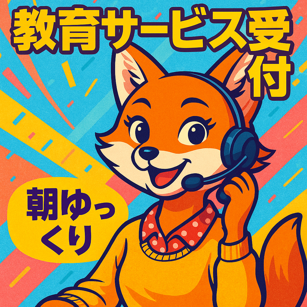 時給1500円／未経験OK／朝ゆっくり／大手教育サービスのお客様問い合わせ／3395-06/TO