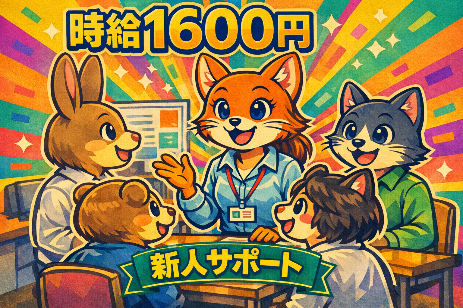 短期「時給1600円／未経験OK」新入社員研修サポート【仕事No3353-161/TO】