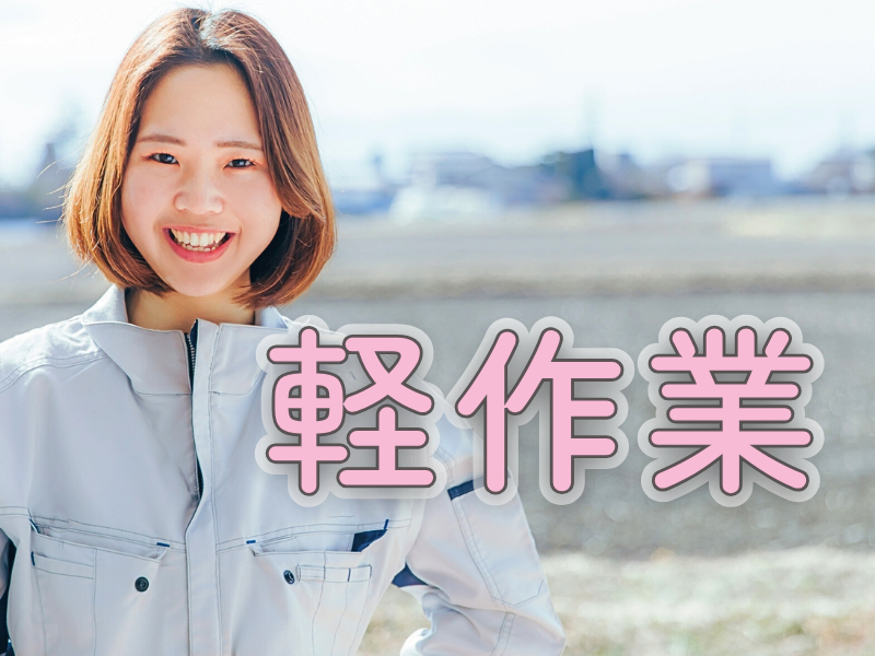 冷暖房完備！軽量部品を取扱う職場で無理なく＆快適に働こう／未経験の方もすぐに活躍可能です【仕事No2001-3】
